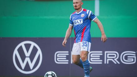 Wiedersehen mit seinem Ex-Club: Rostocks Neuzugang Maximilian Krauß.