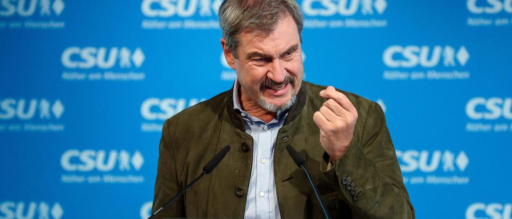 CSU-Chef Markus Söder.