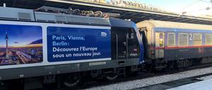 Der Nachtzug aus Berlin steht im Pariser Gare de L’Est. 