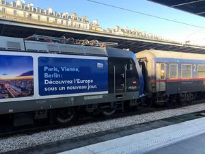 Der Nachtzug aus Berlin steht im Pariser Gare de L’Est. 