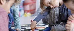 Kinder in einer Tagesstätte.