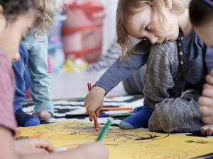 Kinder in einer Tagesstätte.