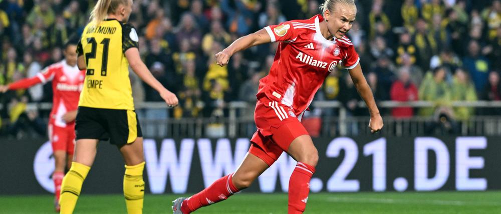 Doppel-Torschützin gegen den BVB: Bayern-Spielerin Pernille Harder