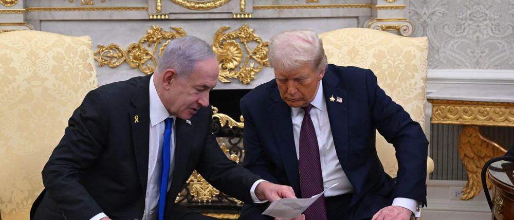 US-Präsident Trump hat einen Plan zur Beilegung des Gaza-Kriegs vorgelegt. 