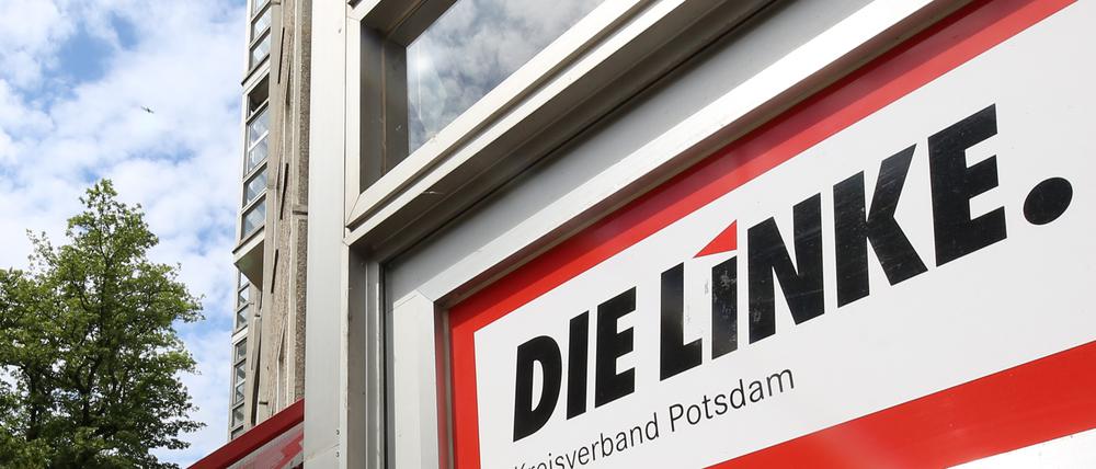 Kreisgeschäftsstelle Der Linken in der Potsdamer Zeppelinstraße