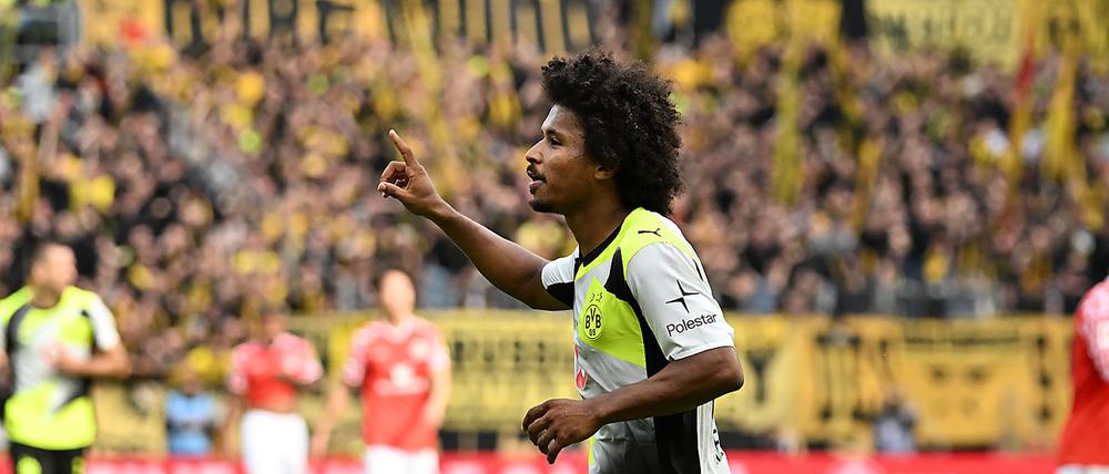 Karim Adeyemi hatte zuletzt viel Grund zur Freude.