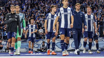 Herthas Heimgesicht: zerknirscht.