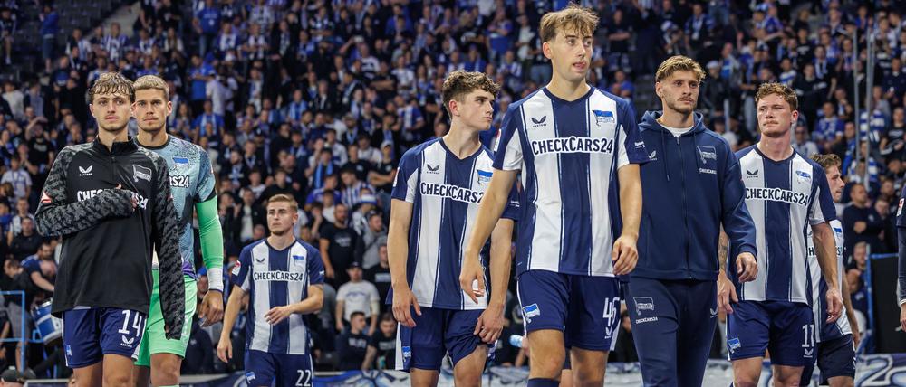 Herthas Heimgesicht: zerknirscht.