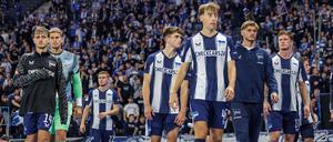 Herthas Heimgesicht: zerknirscht.