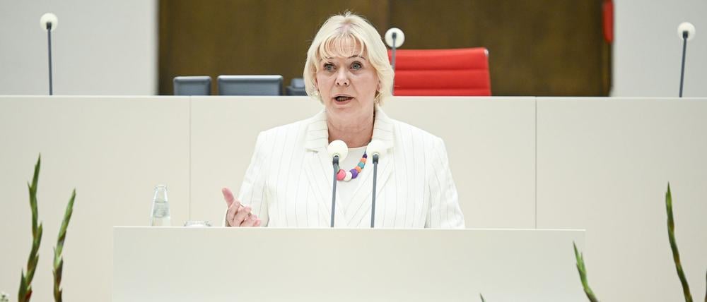 Brandenburgs Landtagspräsidentin Ulrike Liedtke wünscht sich zum Tag der Deutschen Einheit ein Miteinander auf Augenhöhe. (Archivbild)