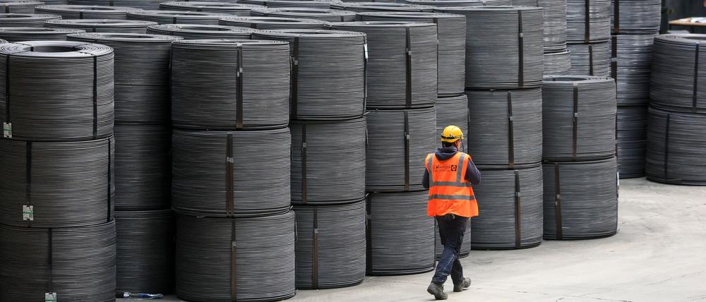 Die Mitarbeiter in deutschen Stahlwerken können aufatmen.