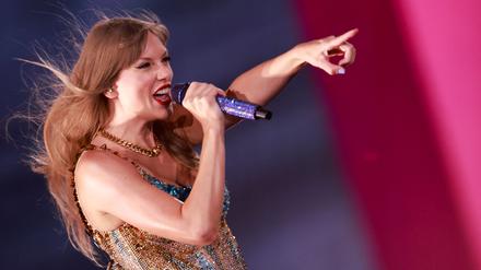 (FILES) US singer-songwriter Taylor Swift performs during her Eras Tour at Sofi stadium in Inglewood, California, August 7, 2023. With the meticulously planned release of Taylor Swift's 12th album this Friday, October 3, the country singer-turned-pop star demonstrates again that she is as business savvy as she is musically adept.
From hints dropped during her last tour in 2024 to movie screenings this coming weekend to accompany the new album's release, "Taylor Swift has perfected marketing as narrative art," said Robin Landa, a professor who studies advertising and branding at Kean University.
"She doesn't simply release an album -- she orchestrates a cultural phenomenon." (Photo by Michael Tran / AFP) / RESTRICTED TO EDITORIAL USE / NO FRONT PAGE OR MAGAZINE COVER