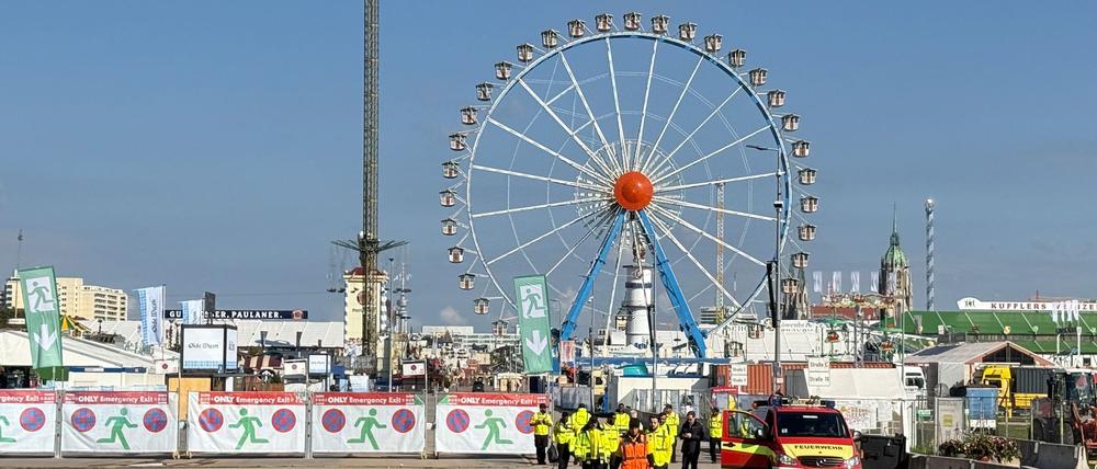 Das Oktoberfest bleibt bis mindestens 17 Uhr geschlossen.