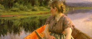 Andreas Zorn, Mitternacht, 1891, Öl auf Leinwand.