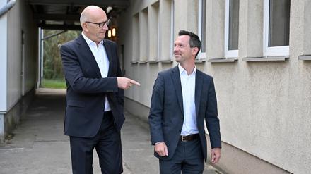 Woidke und Fischer