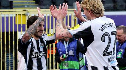 Nick Woltemade traf für Newcastle zur 1:0-Führung.