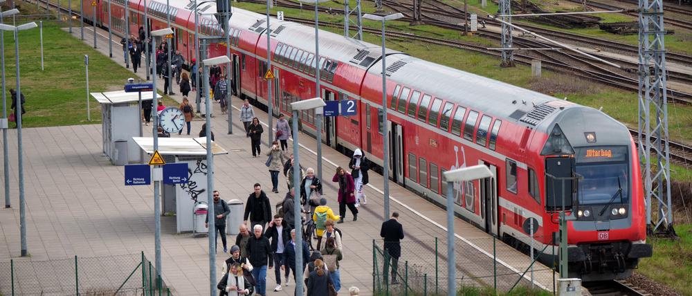 Der RE4 in Brandenburg fährt nach Bahnangaben wieder regulär. (Archivbild)