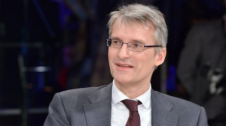 Elmar Theveßen, aufgenommen am 12.01.2017 während der ZDF-Talksendung «Maybrit Illner» im ZDF-Hauptstadtstudio im Berliner Zollernhof Unter den Linden.
