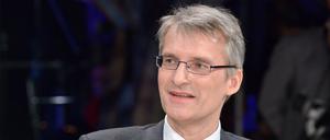 Elmar Theveßen, aufgenommen am 12.01.2017 während der ZDF-Talksendung «Maybrit Illner» im ZDF-Hauptstadtstudio im Berliner Zollernhof Unter den Linden.