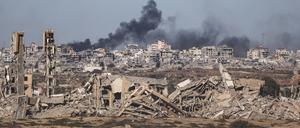 Ruinen und Trümmer in Gaza-Stadt