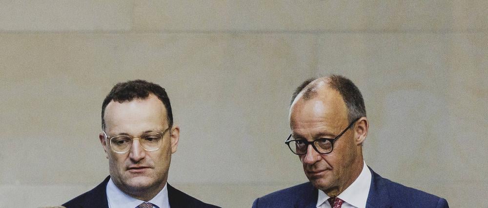 Jens Spahn und Friedrich Merz