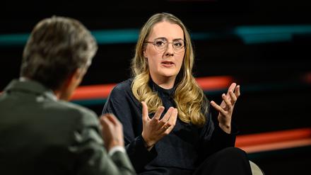 Das war nix: Katharina Dröge zu Gast bei Markus Lanz.