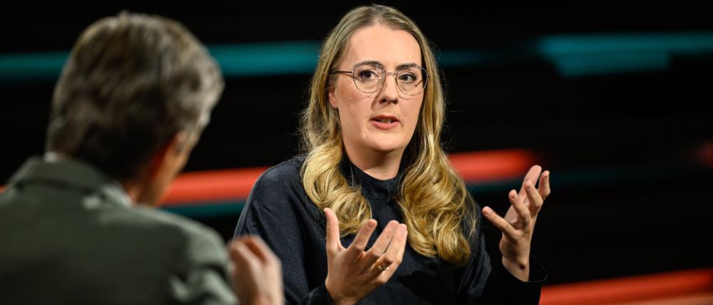 Das war nix: Katharina Dröge zu Gast bei Markus Lanz.