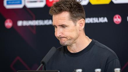 Schwierige Zeit als Nürnberger Trainer: Miroslav Klose.