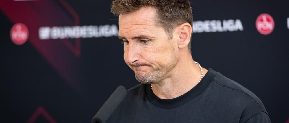 Schwierige Zeit als Nürnberger Trainer: Miroslav Klose.