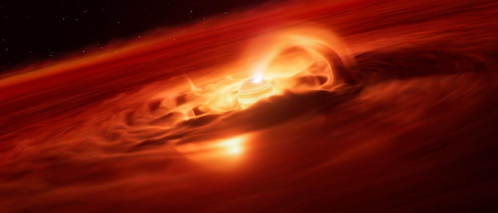 Sechs Milliarden Tonnen pro Sekunde: Dieser Planet ist wahrlich ein Gierschlund.