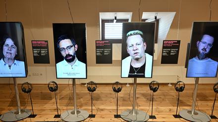 „Generation 1975 - Mit 14 ins neue Deutschland“ heißt die Videoinstallation im Brandenburg Museum.