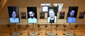 „Generation 1975 - Mit 14 ins neue Deutschland“ heißt die Videoinstallation im Brandenburg Museum.