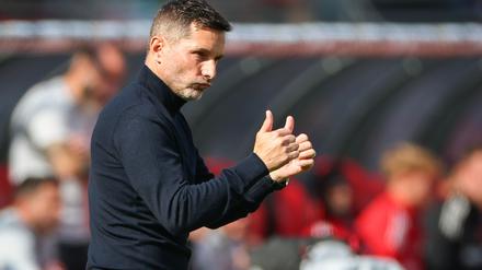 Für den ersten Saison-Heimsieg hat Hertha-Trainr Leitl einen Plan. 
