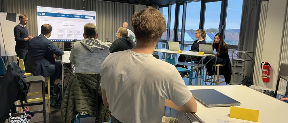 Präsentation praxisnaher Ideen zur Nutzung der Urbanen Datenplattform in Potsdam
Foto: Konstanze Kobel-Höller
