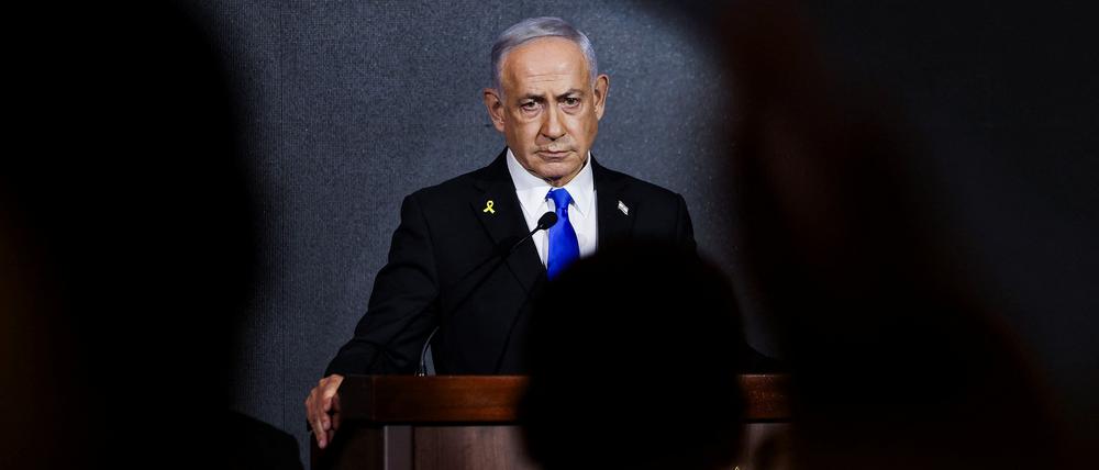 Entschlossen, die Hamas zu zerschlagen, koste es, was es wolle: Israels Premier Netanjahu.