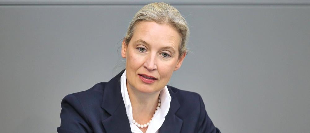 Alice Weidel im Bundestag. 