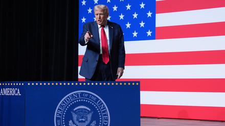 Der US-Präsident hat laut übereinstimmenden US-Medienberichten entschieden, dass sich sein Land in einem „bewaffneten Konflikt“ mit Drogenkartellen befindet. (Archivbild)