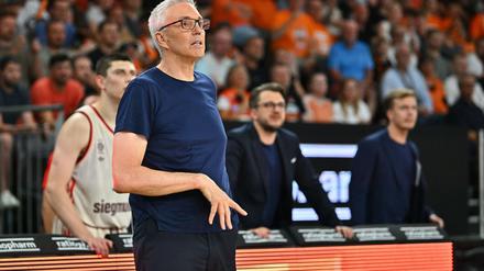 Coach Gordon Herbert sah den ersten Sieg des FC Bayern München in dieser Euroleague-Saison.