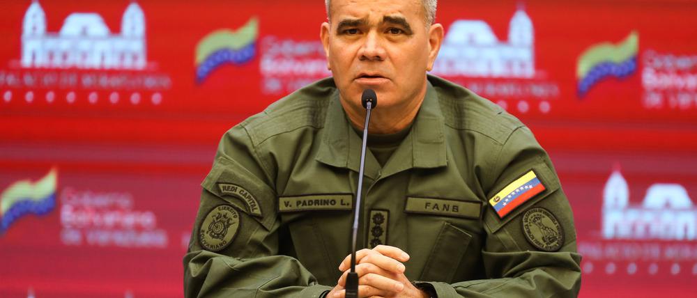 Verteidigungsminister Vladimir Padrino López prangerte eine Provokation der USA an. (Archivbild)