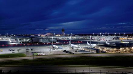 Der Flughafen Franz-Josef-Strauß in München.