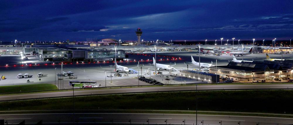 Der Flughafen Franz-Josef-Strauß in München.