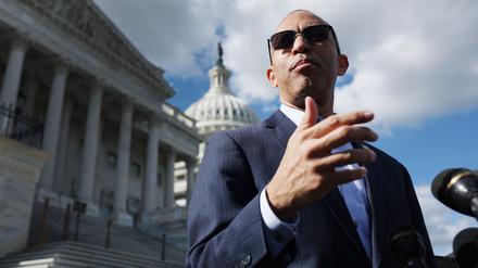 Hakeem Jeffries ist der demokratische Minderheitenführer im Repräsentantenhaus.