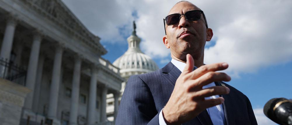 Hakeem Jeffries ist der demokratische Minderheitenführer im Repräsentantenhaus.