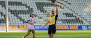 Fabienne Michel gehört zu den besten Schiedsrichterinnen Deutschlands.