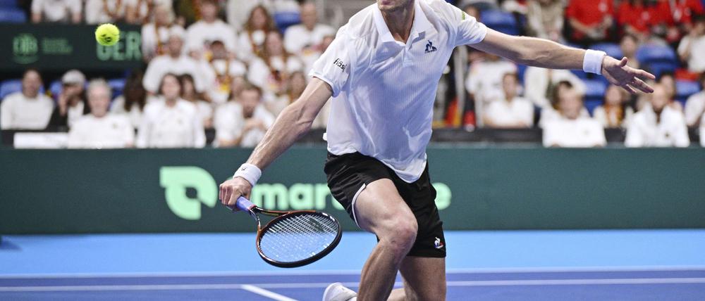 Der deutsche Tennisprofi Yannick Hanfmann. (Archiv)