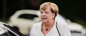 Angela Merkel (CDU), ehemalige Bundeskanzlerin, kommt zu einer Veranstaltung.