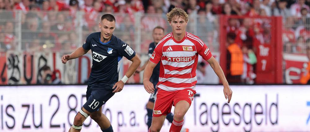 Tom Rothe (re.) kam in dieser Spielzeit bei Union häufiger als Innenverteidiger zum Einsatz als auf der Außenbahn.