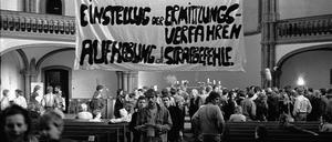 Die evangelische Gethsemanekirche in Prenzlauer Berg war ein Ort des Protests gegen die DDR-Regierung.