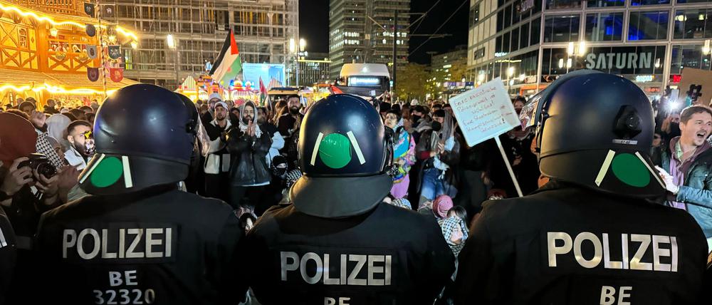 Am Donnerstag eskalierten in Berlin mehrere Proteste gegen das Vorgehen Israels.  