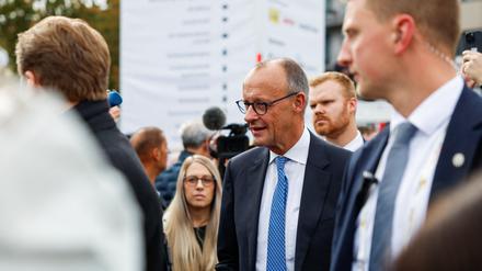 Kanzler Friedrich Merz am Einheitstag in Saarbrücken